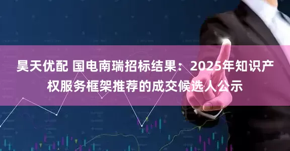 昊天优配 国电南瑞招标结果：2025年知识产权服务框架推荐的成交候选人公示